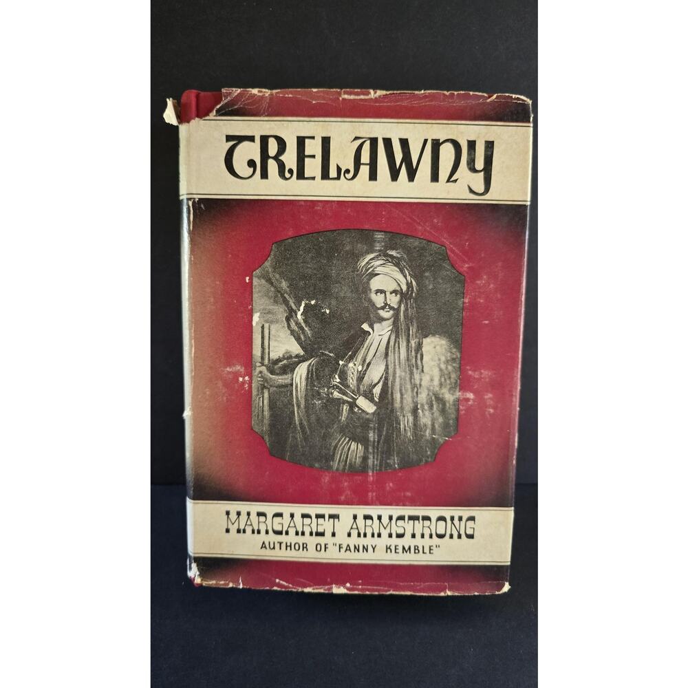 Vintage 1940 Trelawny A Man's Life Margaret Armstrong HC Biography Book